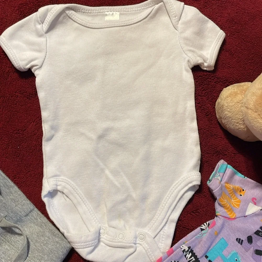 NWOT~ BABY GIRL BUNDLE 3 pieces 2 Outfits Babygear PJ Place Old Navy All 3-6M